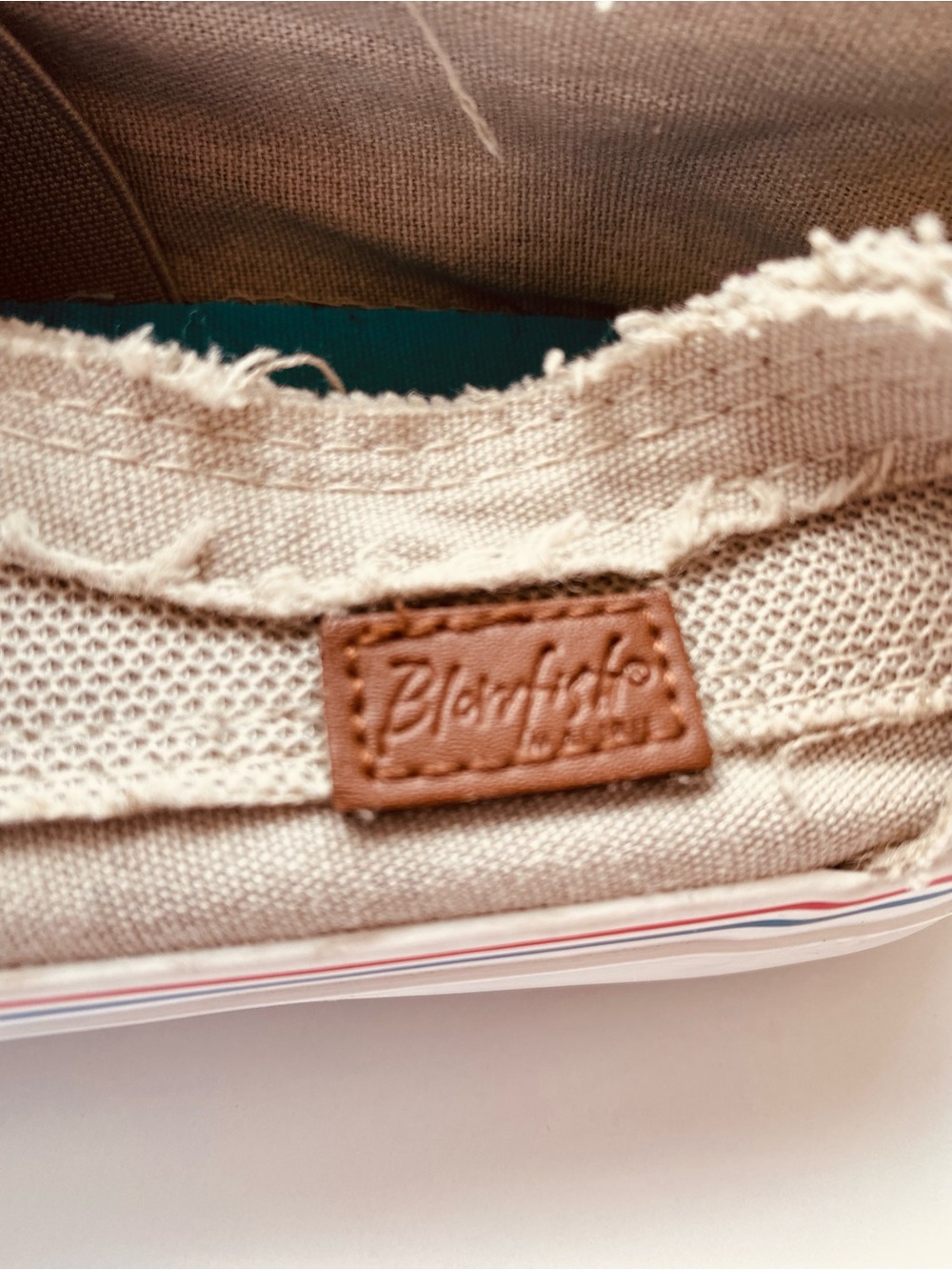 BLOWFISH MALIBU SLIP-ON SNEAKERS Distressed Canvas Beige Frayed Edges Casual 8 - Picture 7 of 12